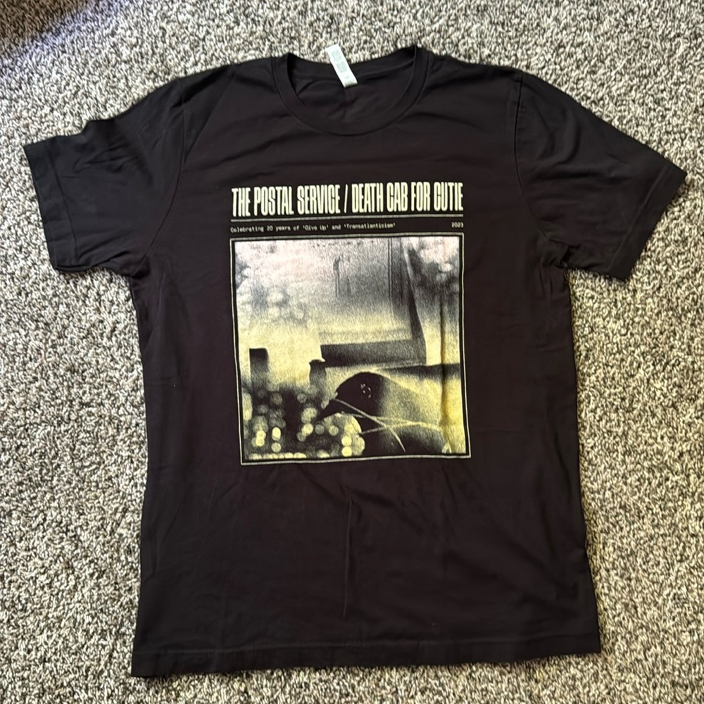 Concert Tee Death Cab For Cutie The Postal Service 2023 Size L